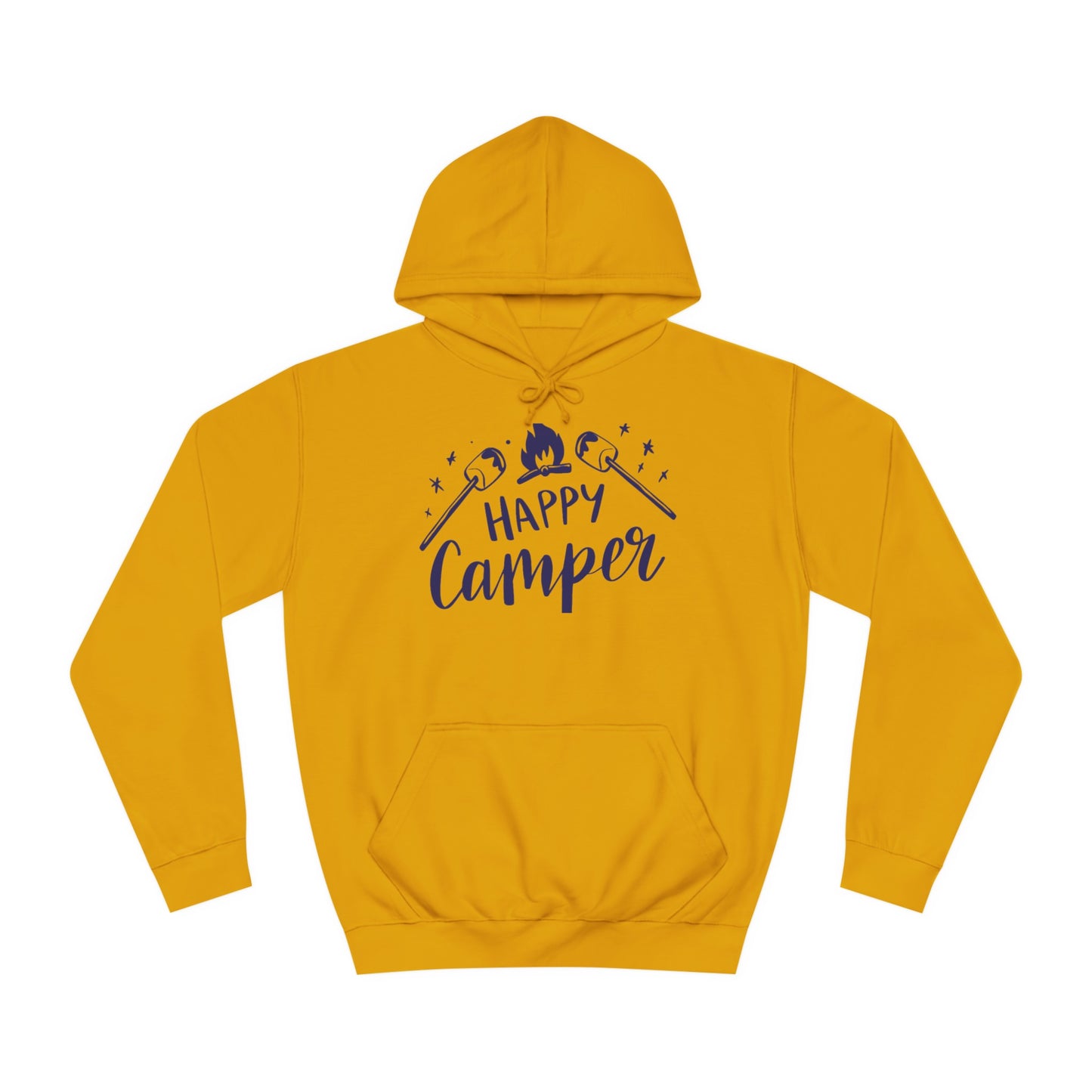 Unisex Happy Camper Adult Hoodie