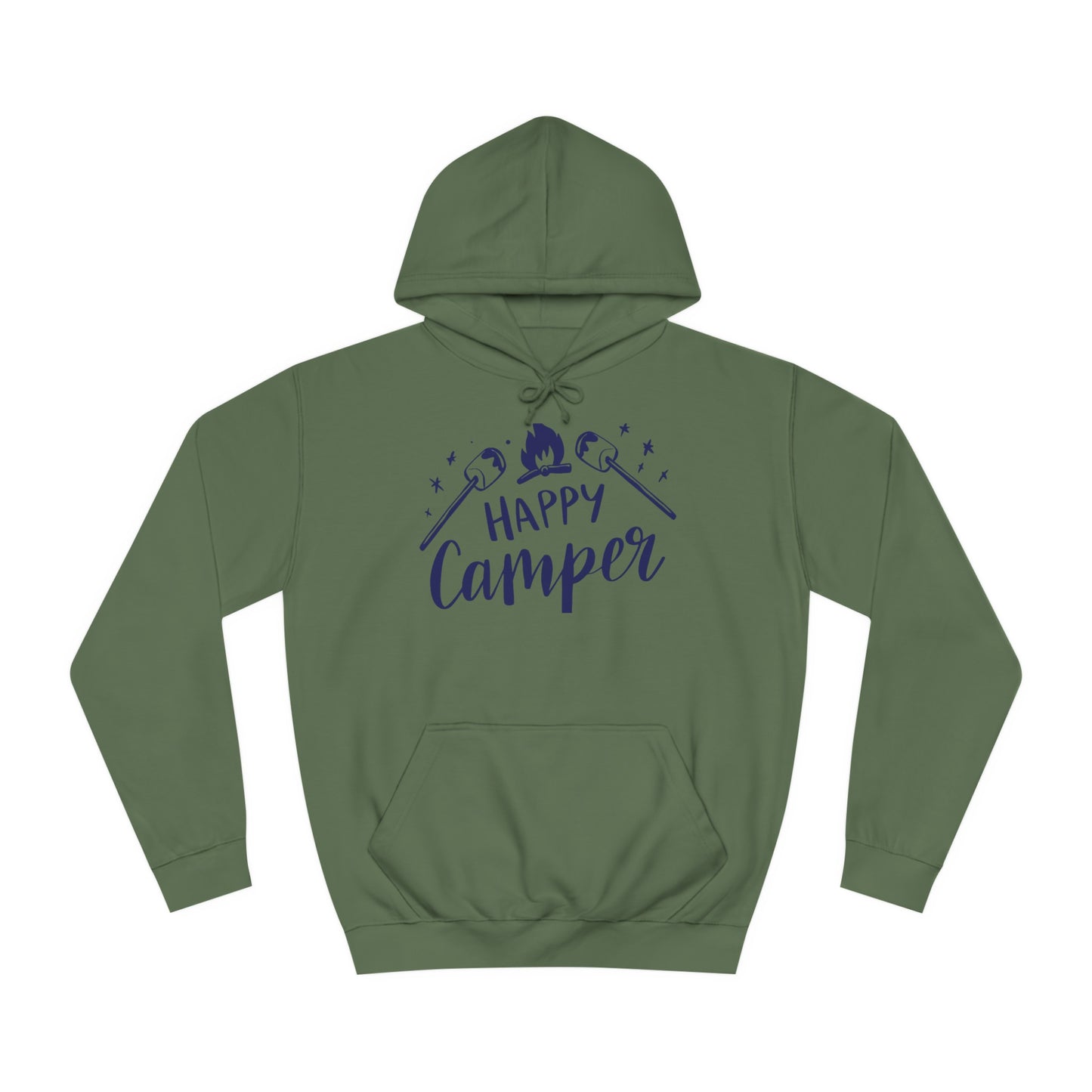 Unisex Happy Camper Adult Hoodie