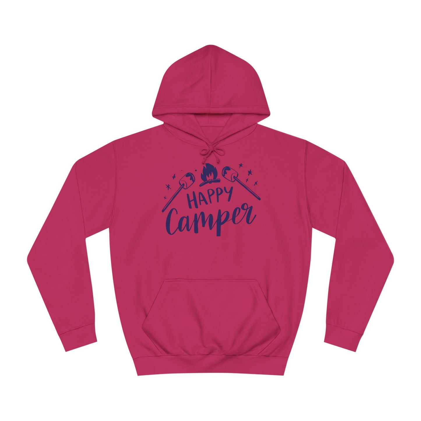 Unisex Happy Camper Adult Hoodie