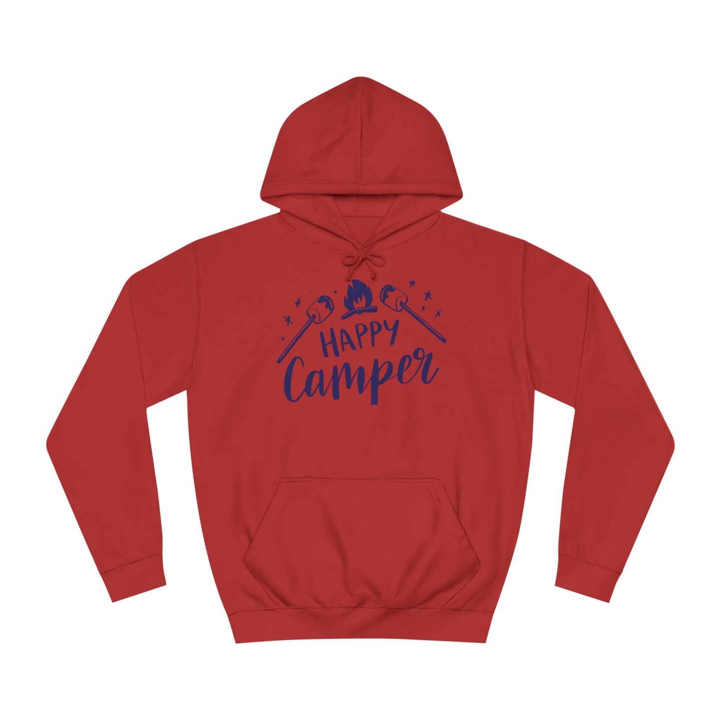 Unisex Happy Camper Adult Hoodie