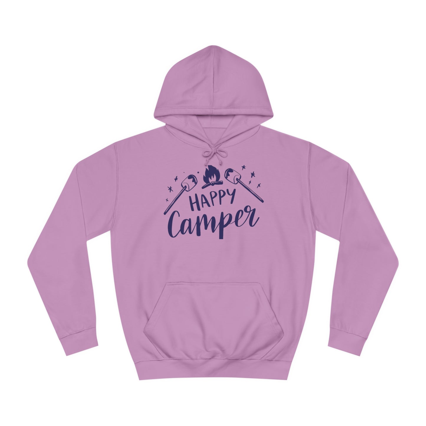 Unisex Happy Camper Adult Hoodie