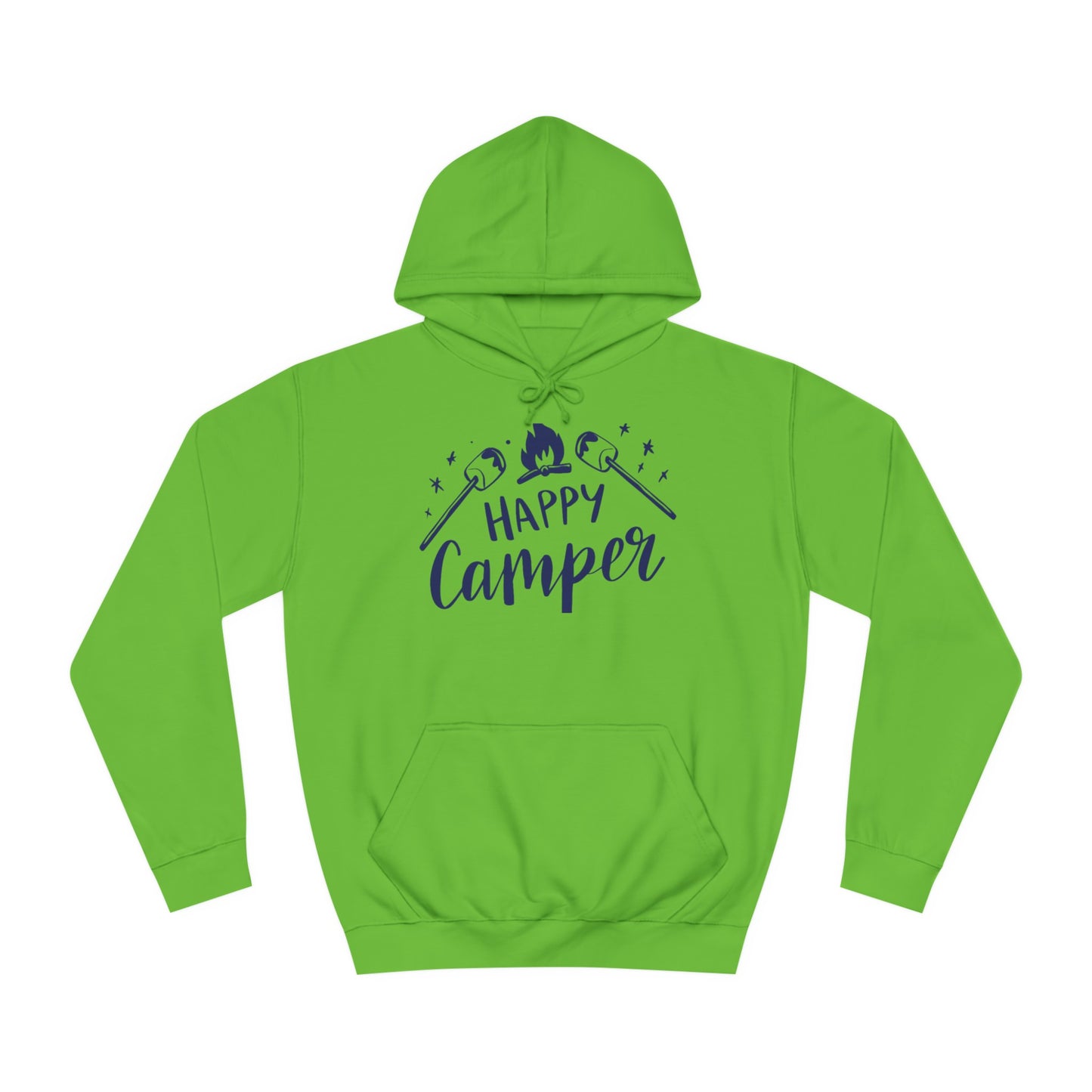 Unisex Happy Camper Adult Hoodie