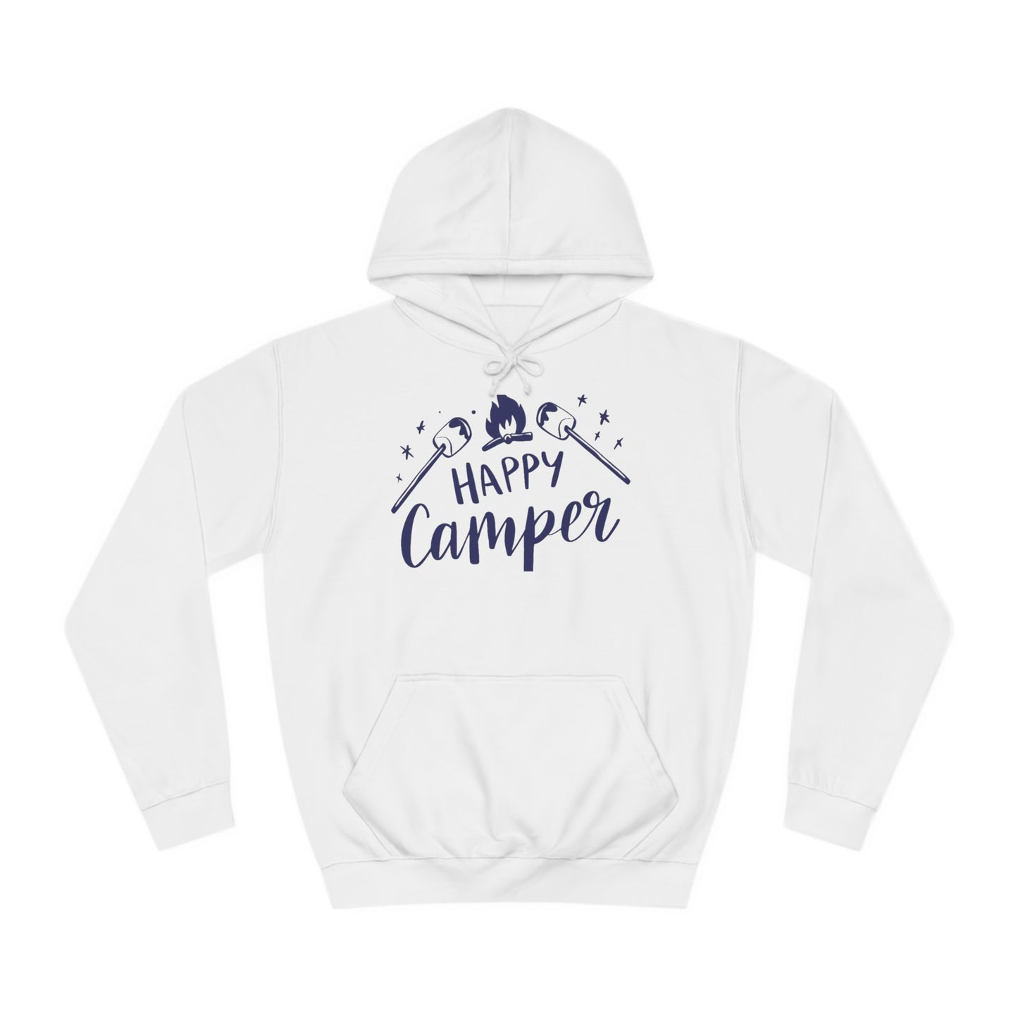 Unisex Happy Camper Adult Hoodie