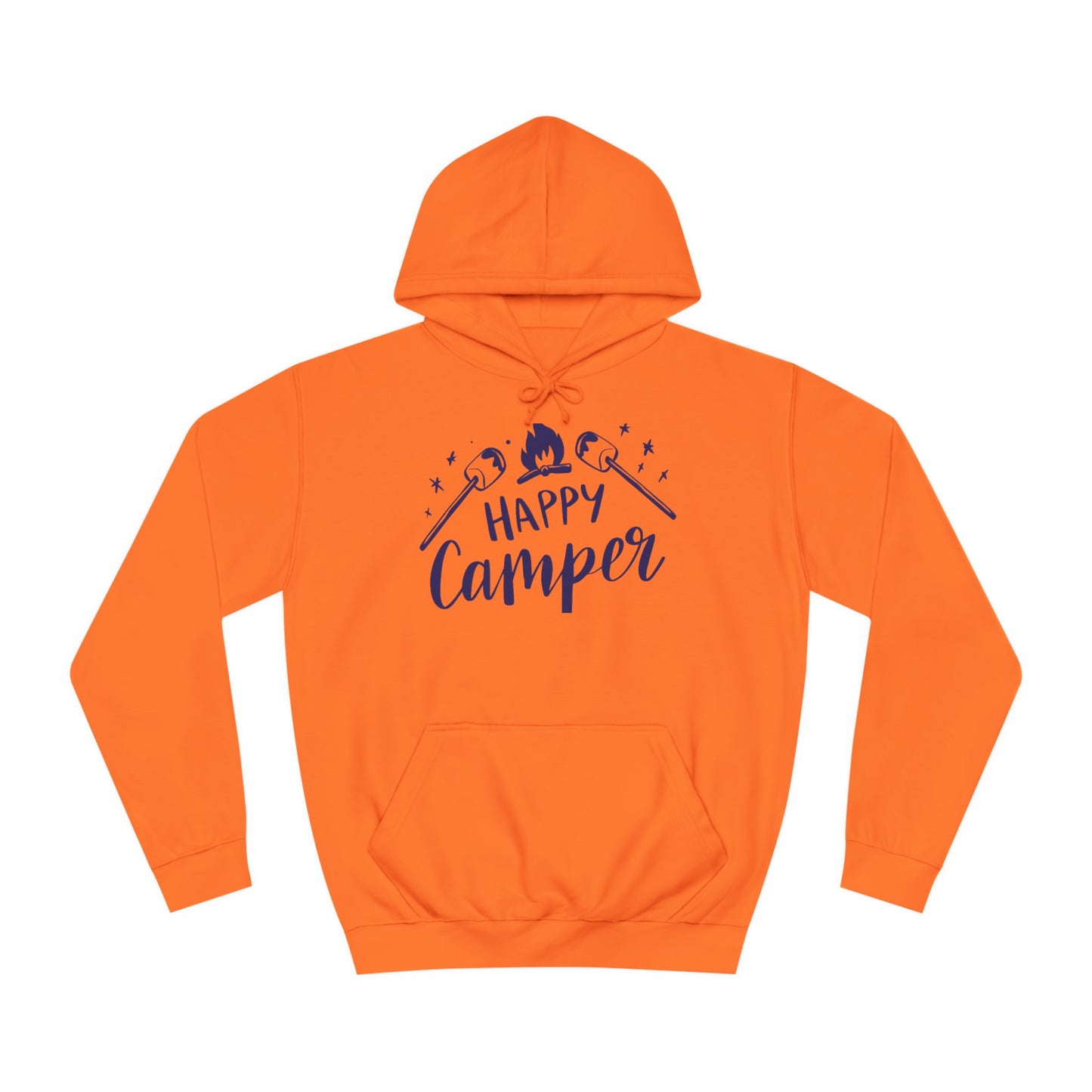 Unisex Happy Camper Adult Hoodie